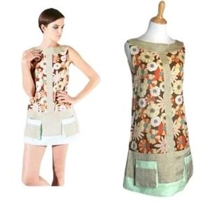 Nuvula Dress Womens Medium Boho Hippie Festival Retro 70s Designer Avant Garde‎